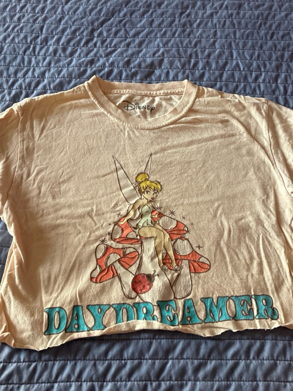 Disney Tinker Bell "Daydreamer" Cream Graphic Tee